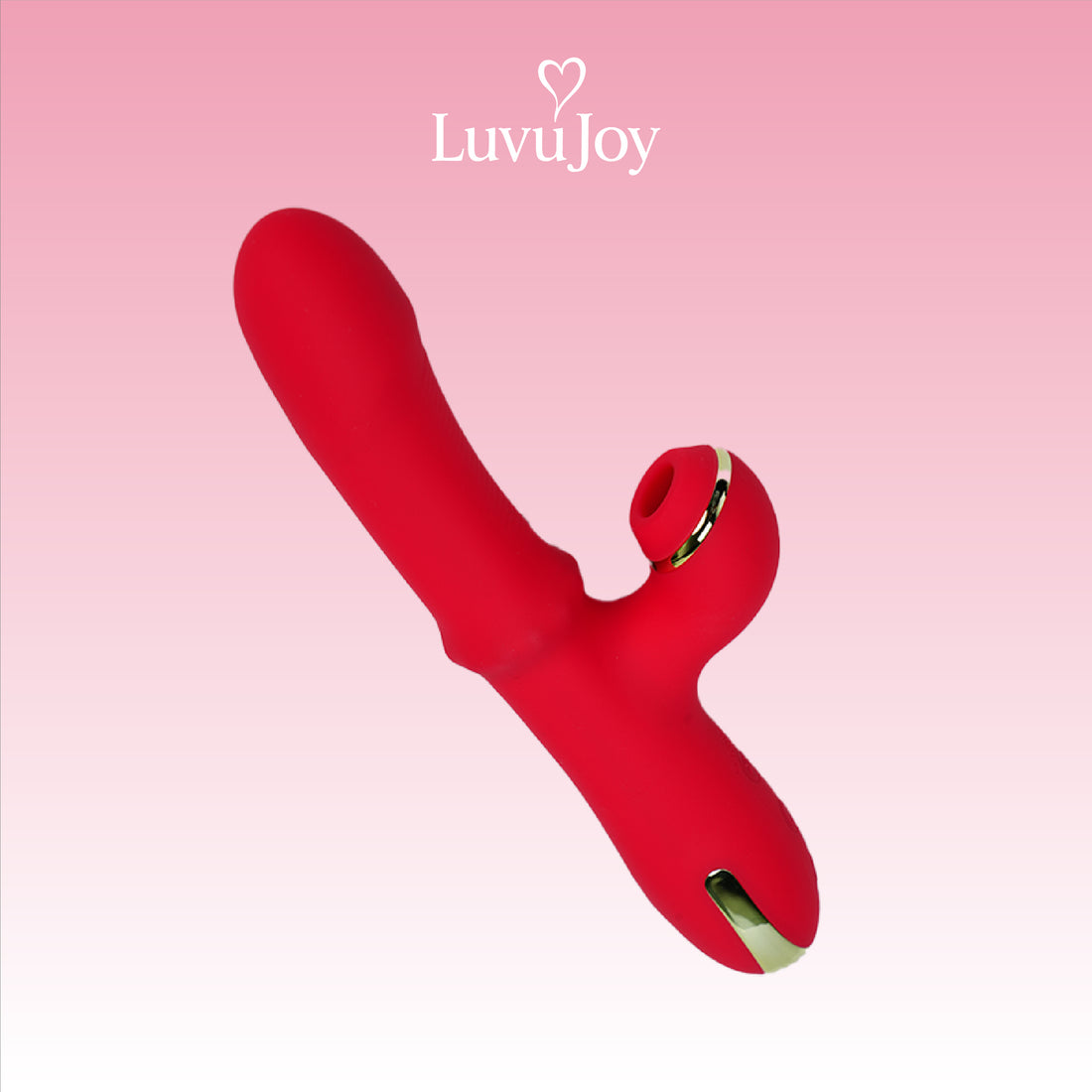 LuvuJoy Tappin' Thumping and Thrusting Dual Stimulating vibrator
